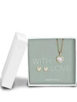 BERING Ohrschmuck | Halsketten + Collier-Arctic Symphony Herz Valentine 428-712-Gold