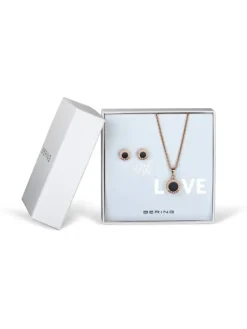 BERING Ohrschmuck | Halsketten + Collier-Arctic Symphony rosé gold 427-707-Black 427-707-Black