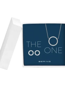 BERING Ohrschmuck | Halsketten + Collier-Arctic Symphony Set The One 434-718-Silver