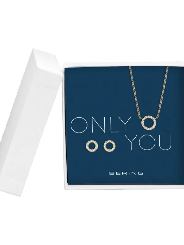 BERING Ohrschmuck | Halsketten + Collier-Arctic Symphony Set only you goldf. 435-721-Gold