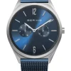 BERING Herrenuhren-Armbanduhr mit Milanaise Armband Slim Design 17140-307
