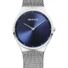 BERING Damenuhren-Armbanduhr mit Milanaise Armband 12131-008