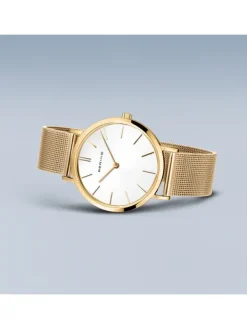 BERING Damenuhren-Armbanduhr mit Milanesearmband 14134-331