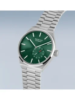 BERING Herrenuhren-Automatic Grün 19441-708