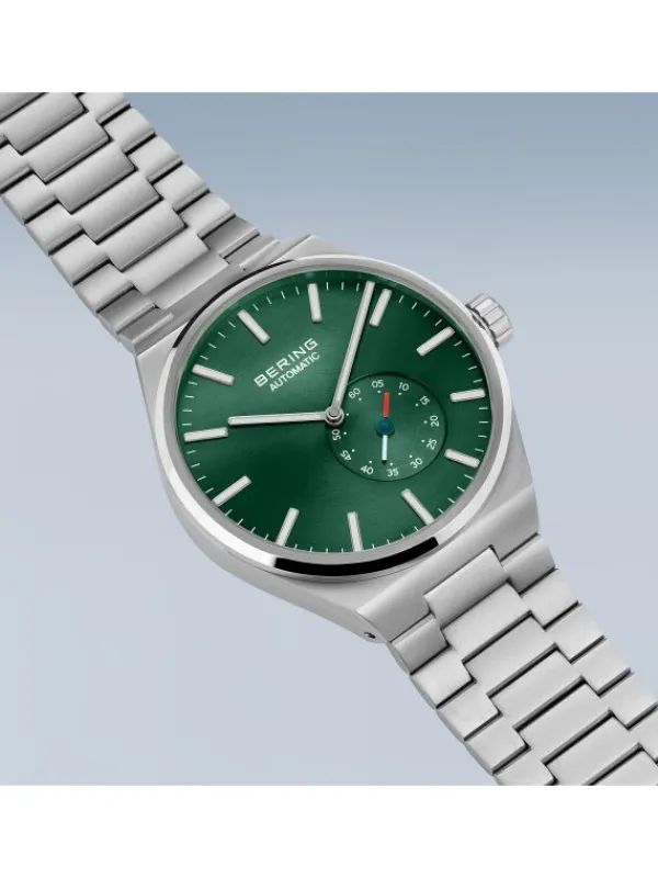 BERING Herrenuhren-Automatic Grün 19441-708