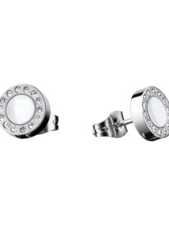 BERING Ohrschmuck-Ceramic Link silber Petite Earrings 707-150-05