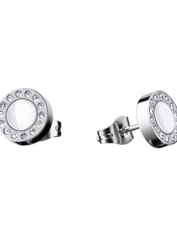 BERING Ohrschmuck-Ceramic Link silber Petite Earrings 707-150-05