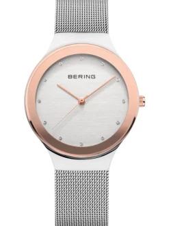 BERING Damenuhren-Damenuhr mit Milanaisearmband 12934-060