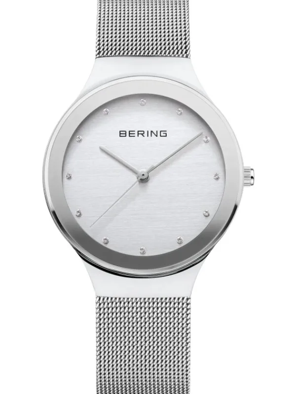 BERING Damenuhren-Damenuhr mit Milanaisearmband 12934-000
