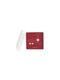 BERING Ohrschmuck | Halsketten + Collier-Set Kette und Ohrstecker Valentine 431-715-Gold