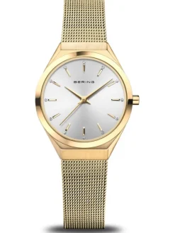 BERING Damenuhren-Ultra Slim goldfarben 18729-330