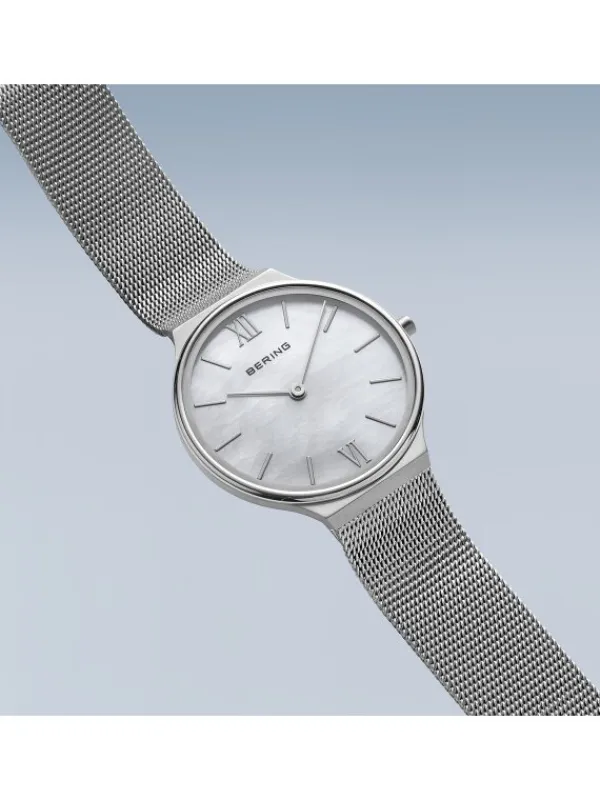 BERING Damenuhren-Ultra Slim perlmutt 18434-000
