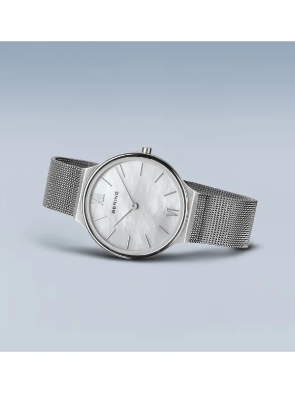 BERING Damenuhren-Ultra Slim perlmutt 18434-000