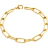 Boccia Titanium Armbänder-Armband Titan Gliederkettchen goldf. 03045-02