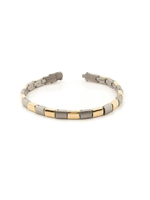 Boccia Titanium Armbänder-Armband Titan Glieder Bicolor 0313-02
