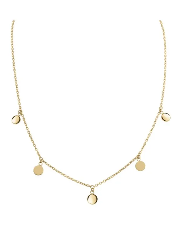Boccia Titanium Halsketten + Collier-COLLIER Titan goldf. Plättchen 08064-02