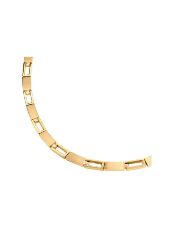 Boccia Titanium Halsketten + Collier-COLLIER Titan goldf. Glieder matt poliert 8040-03