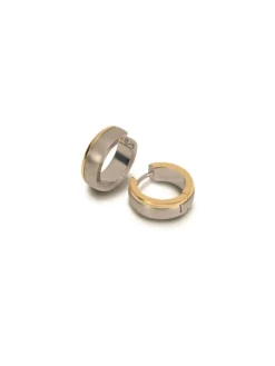 Boccia Titanium Ohrschmuck-CREOLE 16mm Titan Bicolor 0539-12