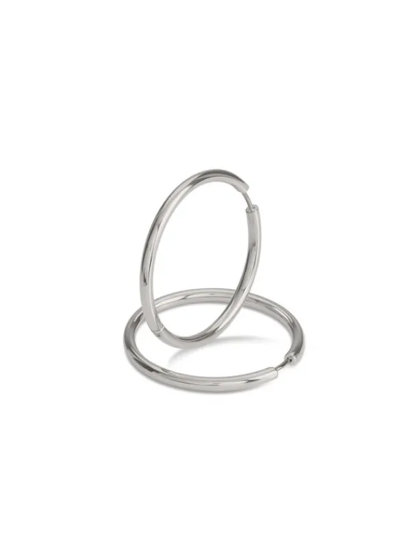 Boccia Titanium Ohrschmuck-CREOLE 39mm Titan 05070-01