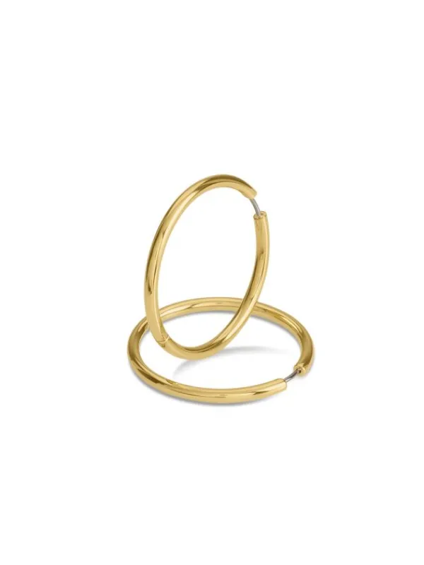 Boccia Titanium Ohrschmuck-CREOLE 39mm Titan goldf. 05070-02