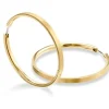 Boccia Titanium Ohrschmuck-CREOLE 40mm Titan goldf. 0508-09