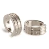 Boccia Titanium Ohrschmuck-CREOLE 15mm Titan Brillant 05047-02