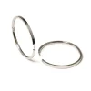 Boccia Titanium Ohrschmuck-CREOLE 40mm Titan poliert 0508-03