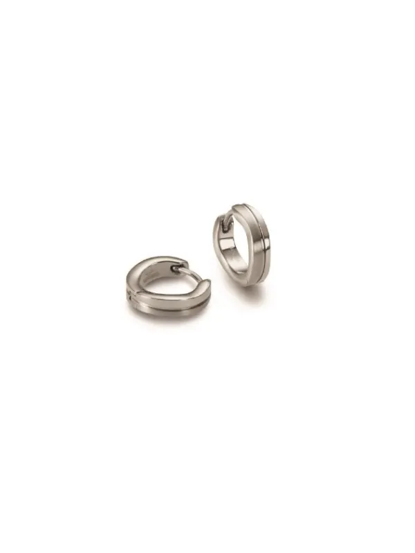 Boccia Titanium Ohrschmuck-CREOLE Titan 0563-01