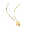 Boccia Titanium Halsketten + Collier-Kette Herz Titan goldf. 08083-02