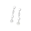 Boccia Titanium Ohrschmuck-Ohrhänger Titan Plättchen Perlen 5088-01