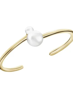 CALVIN KLEIN Armreifen-Pearly yellow M KJCEJF14010M