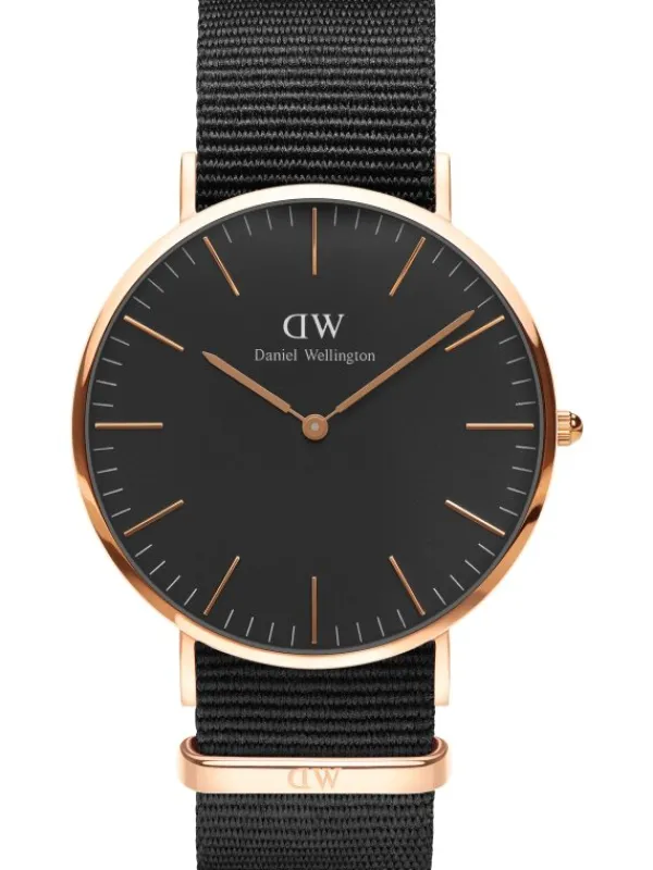 Daniel Wellington Herrenuhren-Cl. Bl Cornwall Rose 40 mm DW00100148