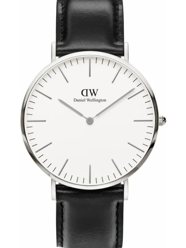 Daniel Wellington Herrenuhren-Classic Sheffield Silver 40mm DW00100020