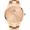 Daniel Wellington Damenuhren-Iconic Unitone, rosé 28mm DW00100401