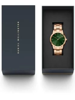 Daniel Wellington Damenuhren-Iconic Link Emerald DW00100419