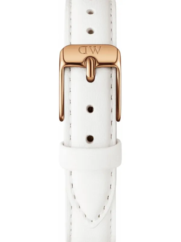 Daniel Wellington Uhrenarmbänder | Zubehör-Original DW Uhrenarmband - Bondi weiß, rosé DW00200-Bondi