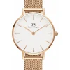 Daniel Wellington Damenuhren-Petite Melrose rosé 28mm white DW00100219