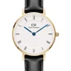 Daniel Wellington Damenuhren-PETITE Roman numerals 28 Sheffield G White DW00100686