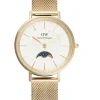 Daniel Wellington Damenuhren-PETITE MOONPHASE goldf. Milanese DW00100771