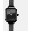Daniel Wellington Damenuhren-Quadro Mini Reflection schwarz DW00100802