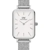 Daniel Wellington Damenuhren-Quadro Sterling Weiß Silber DW00100438
