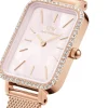 Daniel Wellington Damenuhren-Quadro Lumine 20x26 Bezel Melrose Pink Mop DW00100669