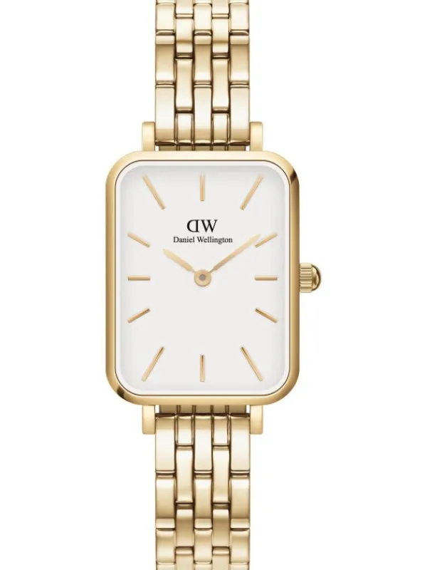 Daniel Wellington Damenuhren-QUADRO LINK EVERGOLD DW00100622