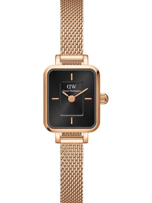 Daniel Wellington Damenuhren-QUADRO MINI Melrose ONYX DW00100647