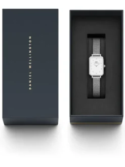 Daniel Wellington Damenuhren-Quadro Lumine Pressed Sterling 20X26 DW00100597