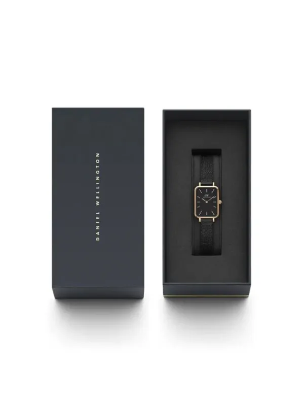 Daniel Wellington Damenuhren-Quadro 20X26 Ashfield G Black DW00100558