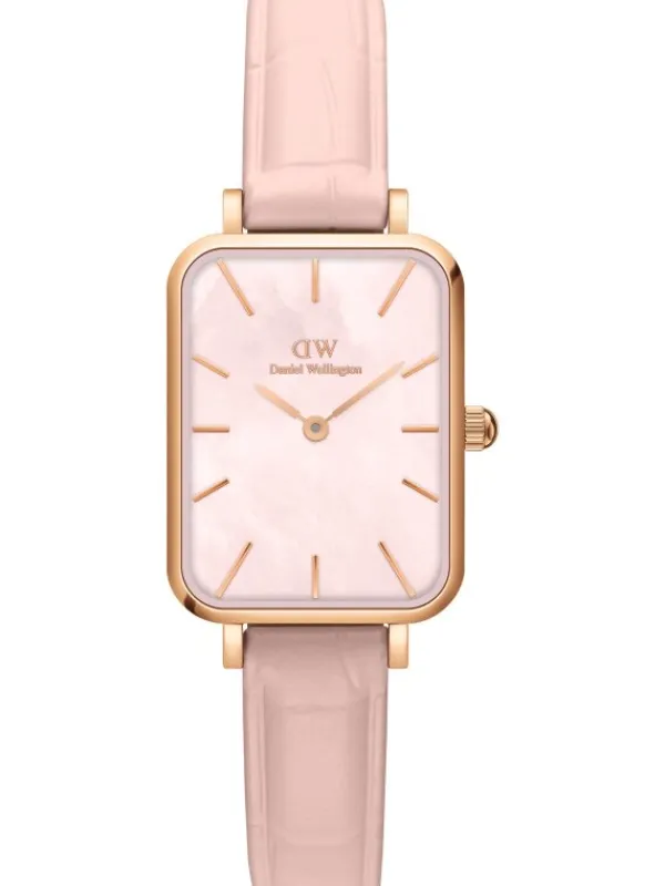 Daniel Wellington Damenuhren-QUADROP RESSED ROUGE 20x26 mm DW00100508