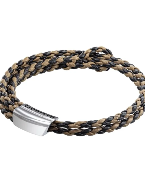 DAVIDOFF Armbänder-Crossroads braun schwarz 23202