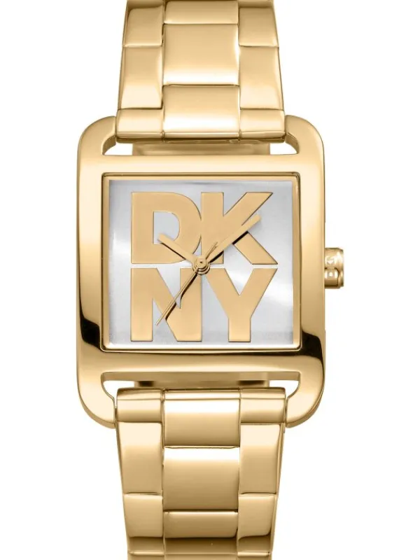 DKNY Damenuhren-City Maxi goldf. DK1L001M0045