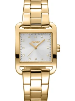DKNY Damenuhren-City Midi goldf. DK1L004M0055